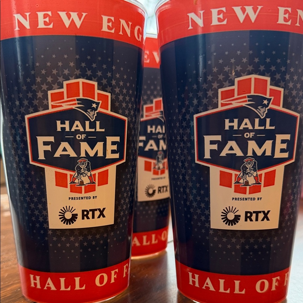 New England Hall of Fame Tom Brady Induction Statue Limited Edition Cups-Set(4)